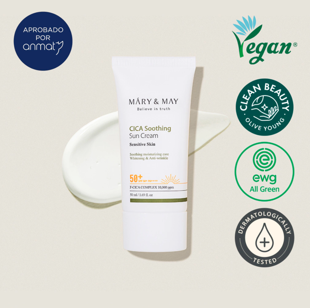 VEGAN CICA SOOTHING SUN CREAM SPF50+ PA++++